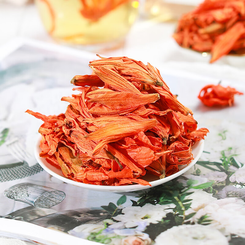 Dried Lily Flower Tea 500g Bai He Hua Loose Herbal Flowers Natural Floral Infusion - Image 3