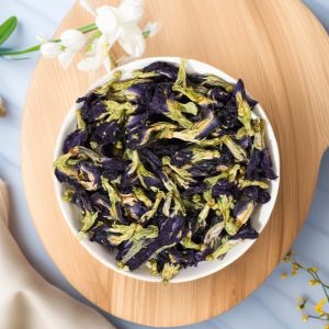 Blue Butterfly Pea Flower (Clitoria ternatea) — Dried Yunnan Butterfly Pea Herbal Tea, 500g
