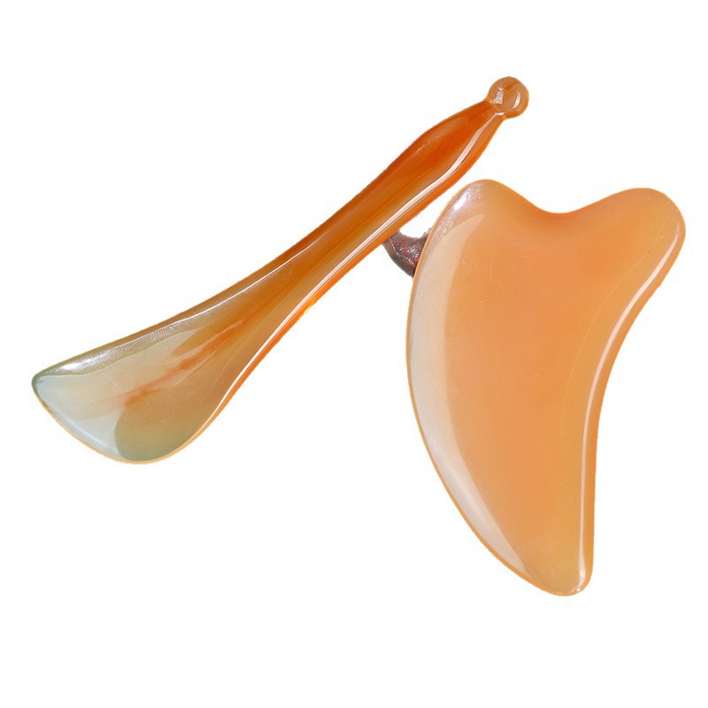 Acrylic Gua Sha Massage Tool Set Guasha Board Facial Body Meridian Scraping Wand Polished Manual Wellness Massager 38g - Image 5