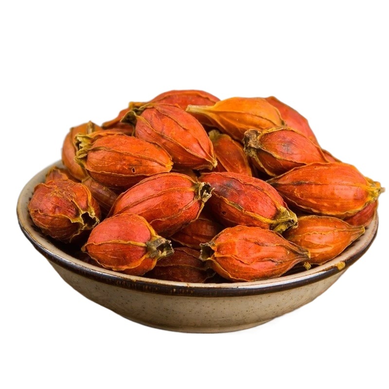 Dried Gardenia Fruit Zhi Zi 500g Whole Red Gardenia Jasminoides for TCM Decoction and Herbal Tea - Image 2