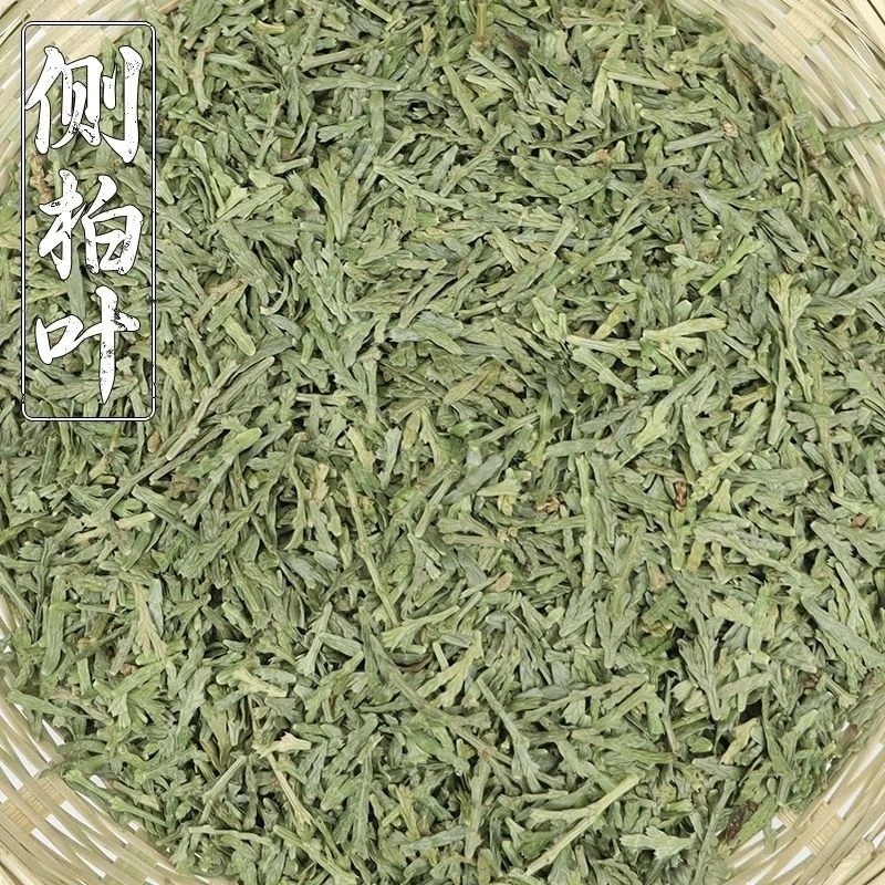 Dried Cacumen Platycladi Leaf 500g Cebai Ye Sun Dried Chinese Herb for Decoction and External Wash - Image 3