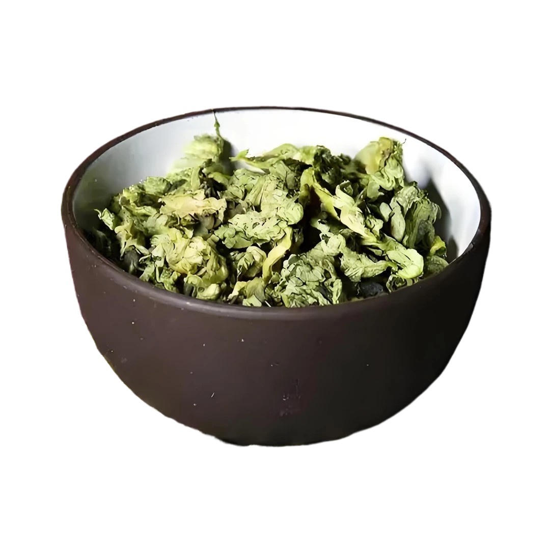 Dried Lotus Leaf Tea Granules He Ye 500g Cut Herbal Tea for Daily Brewing - Image 2