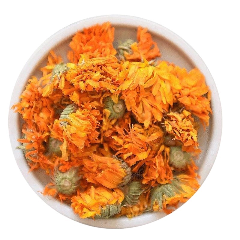 Calendula Flower Tea Jin Zhan Hua Dried Herbal Tea 500g Sliced Petals for Daily Infusions - Image 5