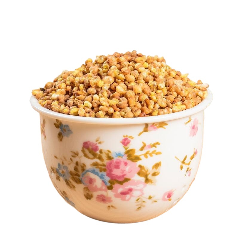 Yellow Tartary Buckwheat Tea Huang Ku Qiao 500g Roasted Whole Grain Herbal Tea with Rich Malty Aroma - Image 4